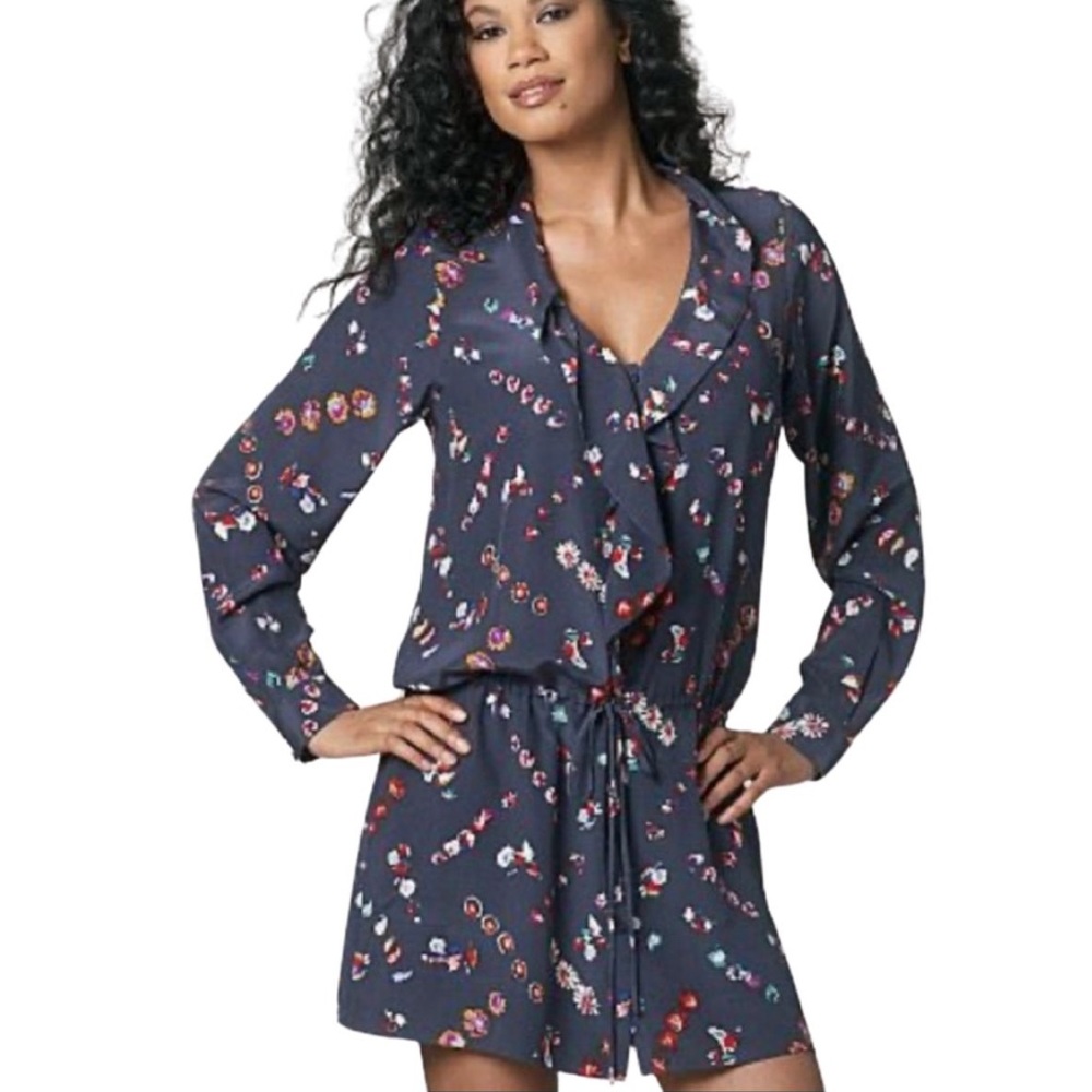 Rebecca Taylor Floral Shirt Dress
